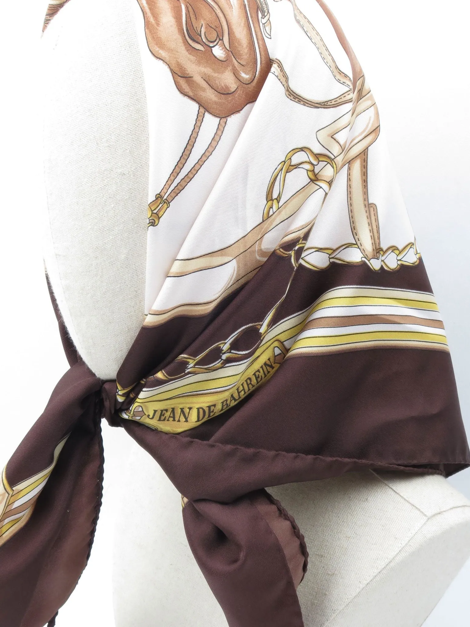 Women's Vintage Horse Bit Print Scarf