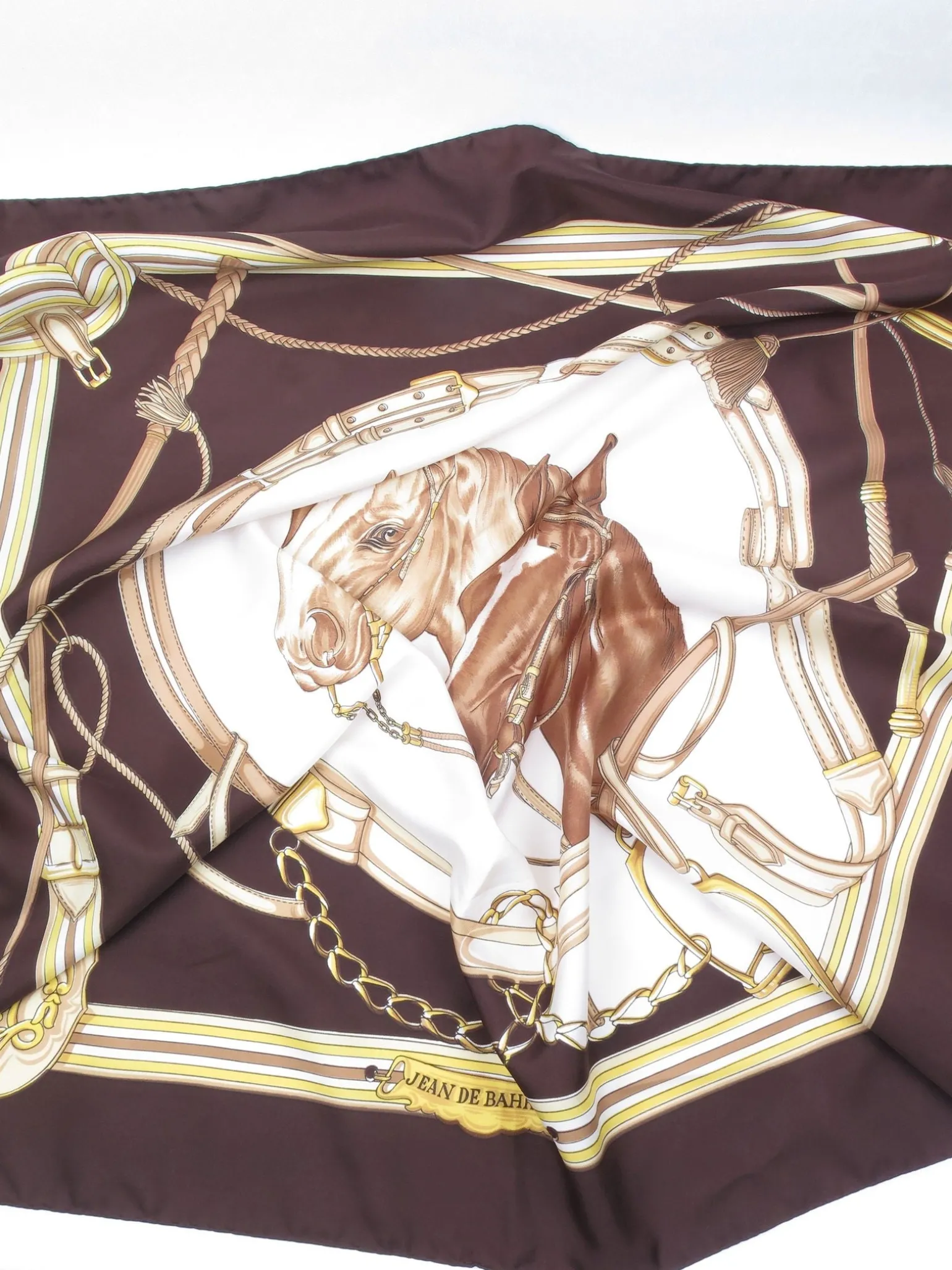 Women's Vintage Horse Bit Print Scarf