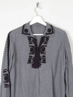 Women's Vintage Hungarian Embroidered 1970s Blouse S