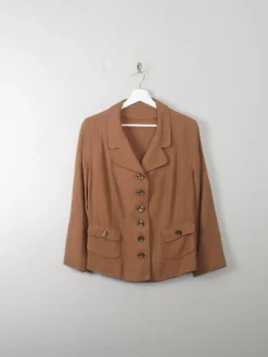 Women's Vintage Irish Linen Jacket S