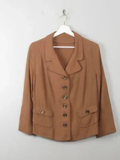 Women's Vintage Irish Linen Jacket S