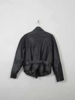 Women's Vintage Leather Biker Jacket M