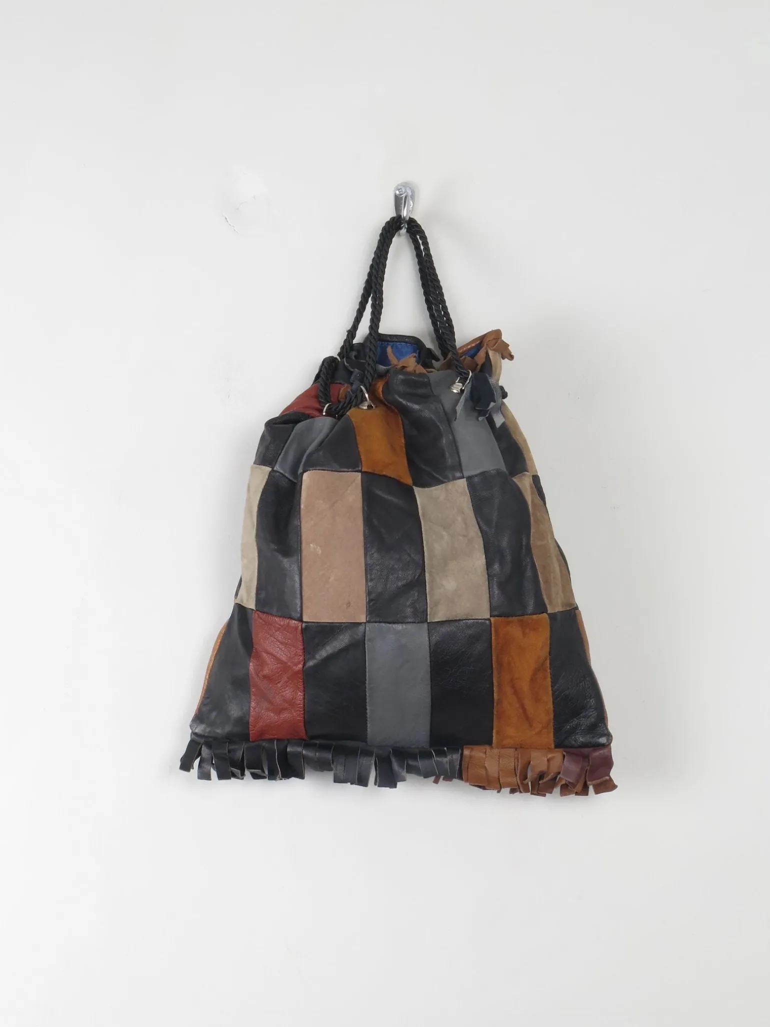 Women's Vintage Leather Patchwork Bag