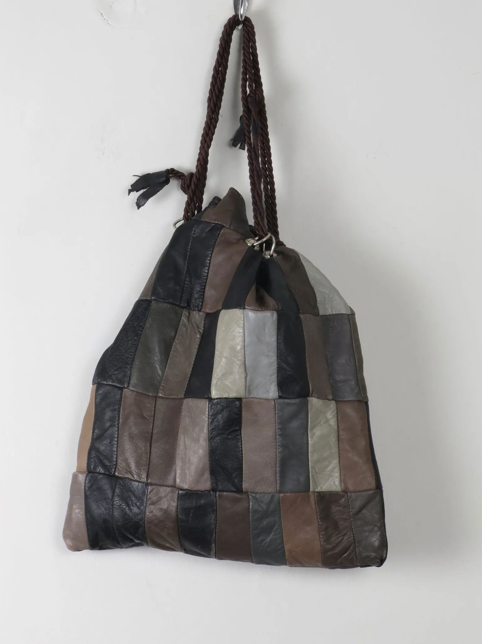 Women's Vintage Leather Patchwork Bag