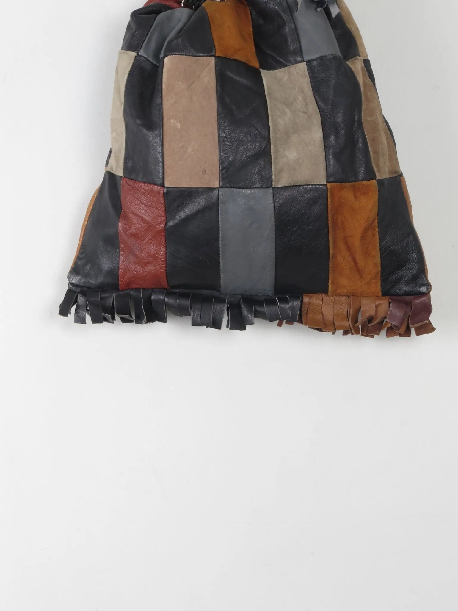 Women's Vintage Leather Patchwork Bag
