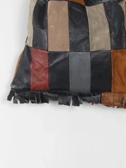 Women's Vintage Leather Patchwork Bag