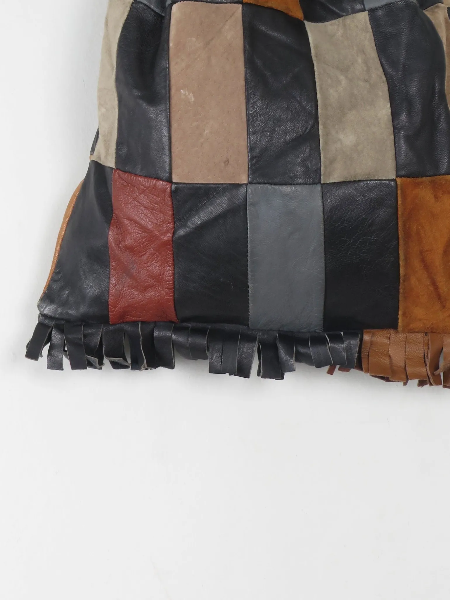 Women's Vintage Leather Patchwork Bag