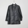 Women's Vintage Leather Short Coat M