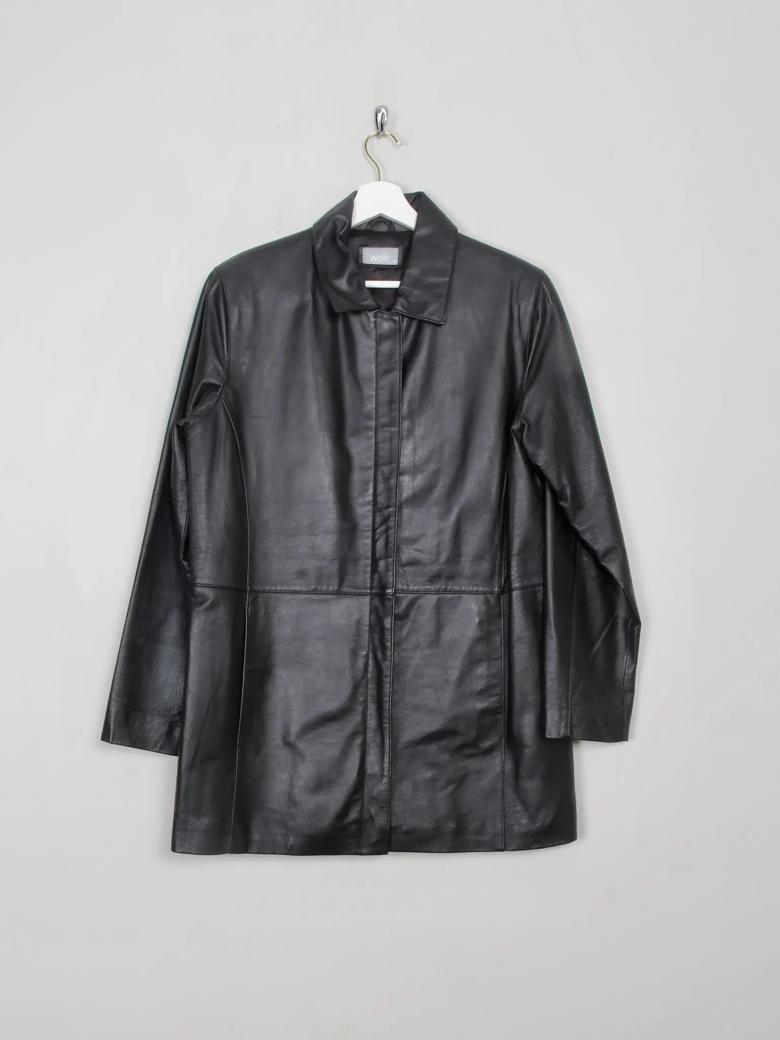 Women's Vintage Leather Short Coat M