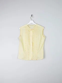 Women's Vintage Lemon Blouse S