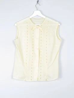 Women's Vintage Lemon Blouse S