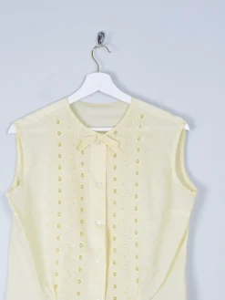 Women's Vintage Lemon Blouse S