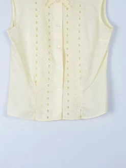 Women's Vintage Lemon Blouse S