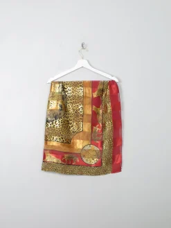 Women's Vintage Leopard Scarf