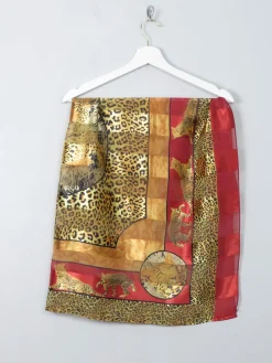 Women's Vintage Leopard Scarf