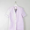 Women's Vintage Lilac Short Sleeved Jacket S