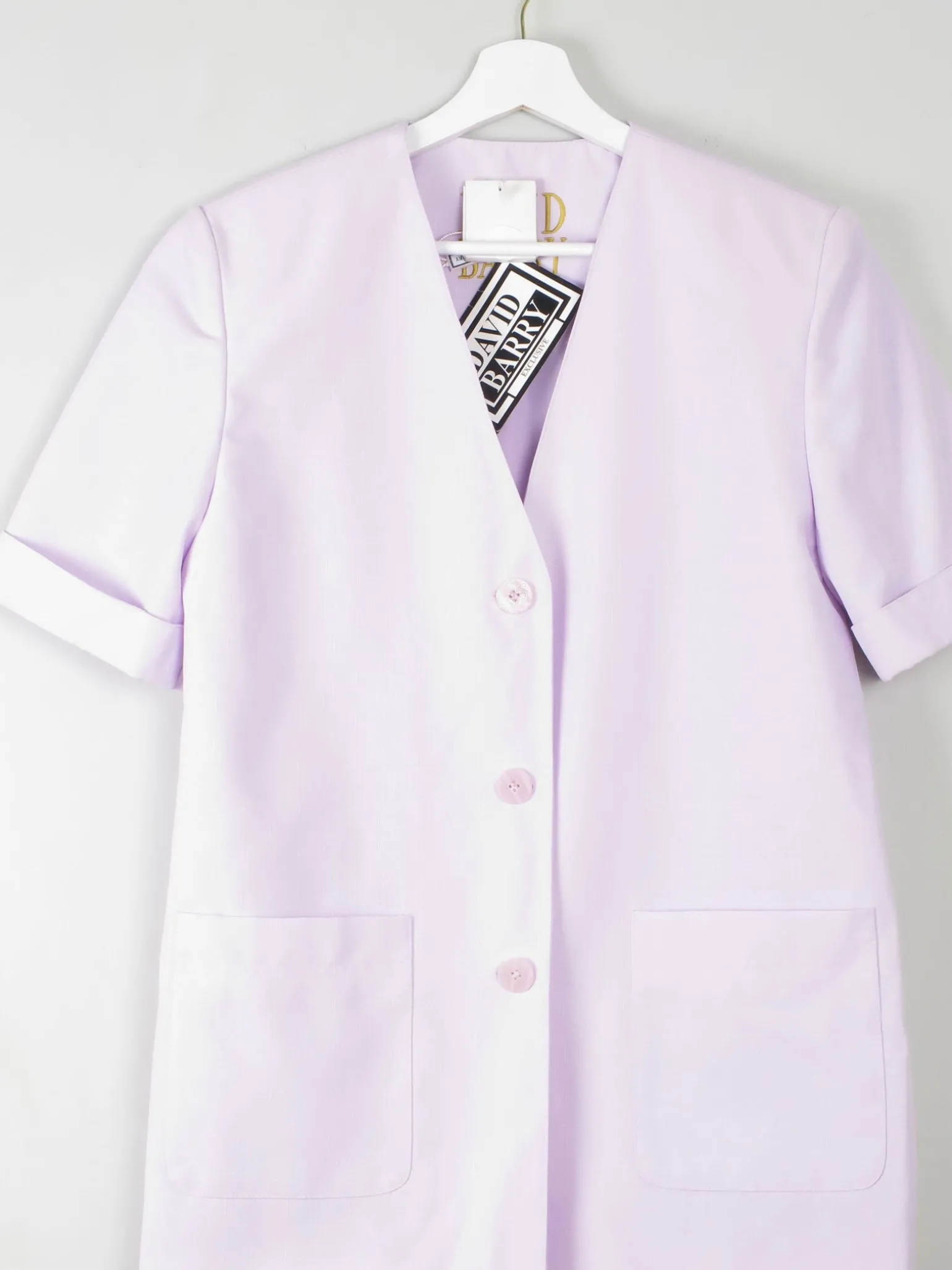 Women's Vintage Lilac Short Sleeved Jacket S