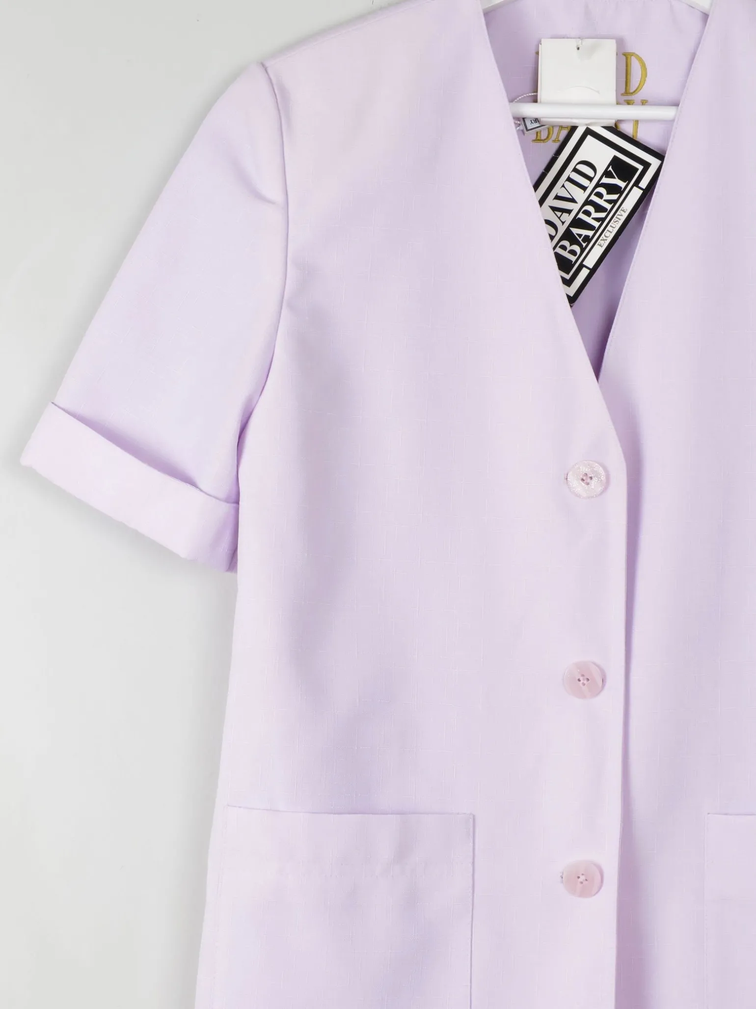 Women's Vintage Lilac Short Sleeved Jacket S