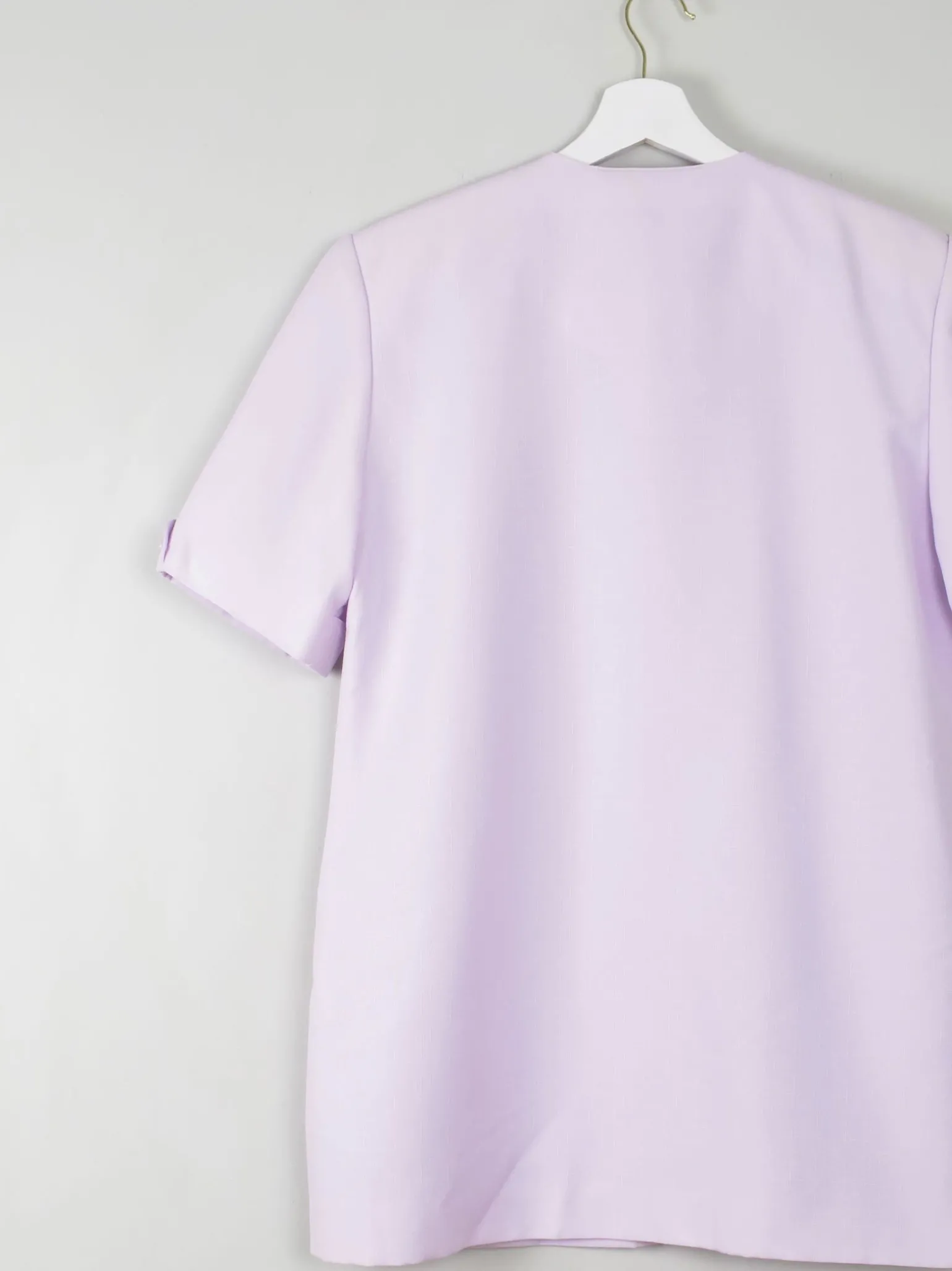 Women's Vintage Lilac Short Sleeved Jacket S