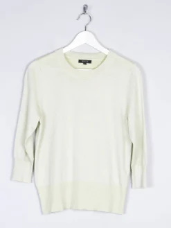 Women’s Vintage Lime Bruce By Bruce Oldfield Lurex Knit Style Top S