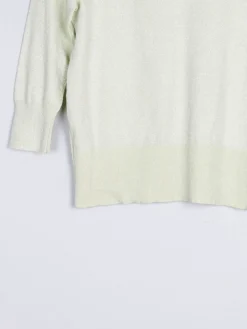 Women’s Vintage Lime Bruce By Bruce Oldfield Lurex Knit Style Top S