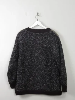 Women's Vintage Lined Wool Cardigan M/L