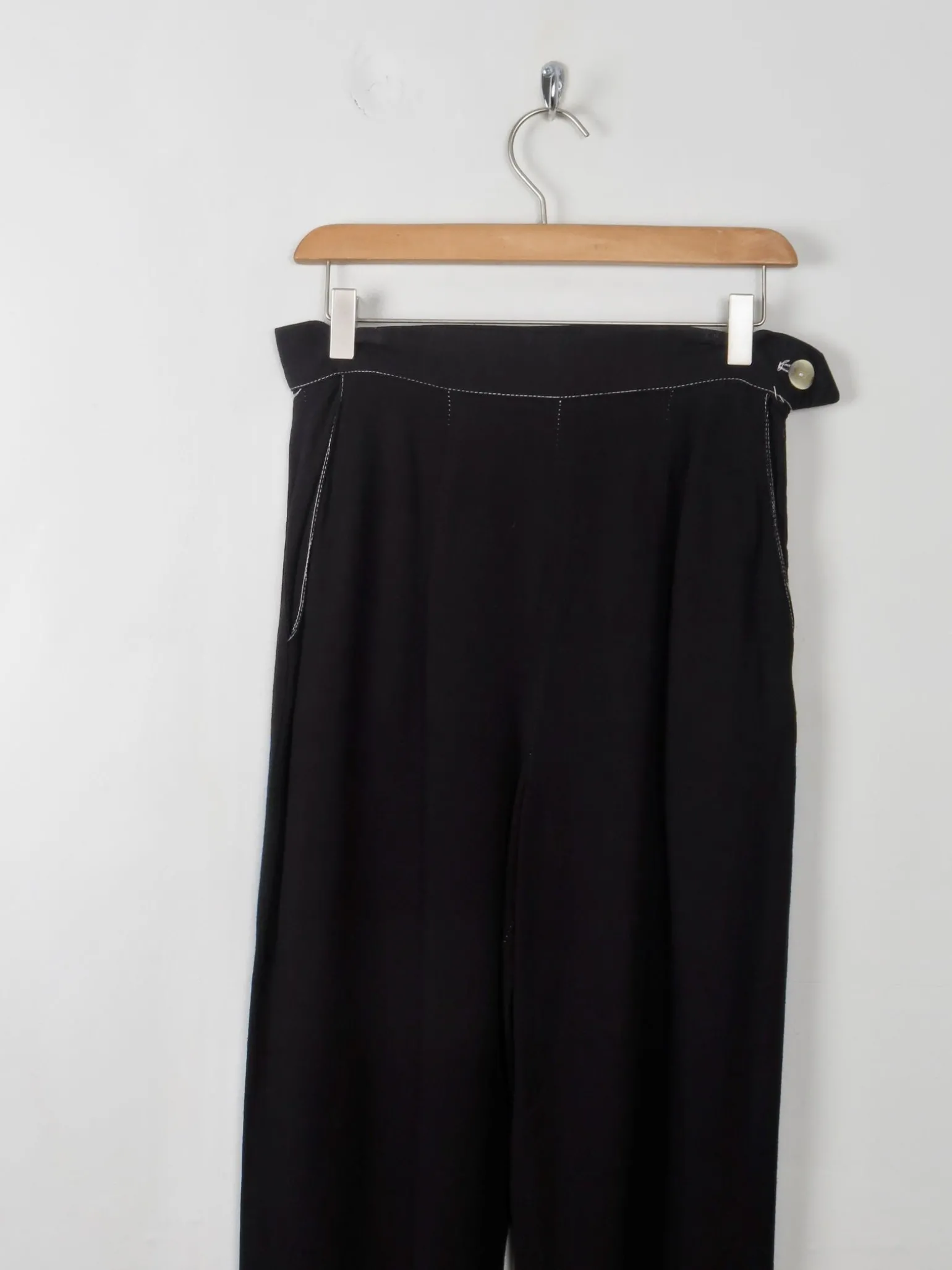 Women's Vintage Linen Mix Trousers 28" W