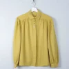 Women's Vintage Mustard Blouse L/XL