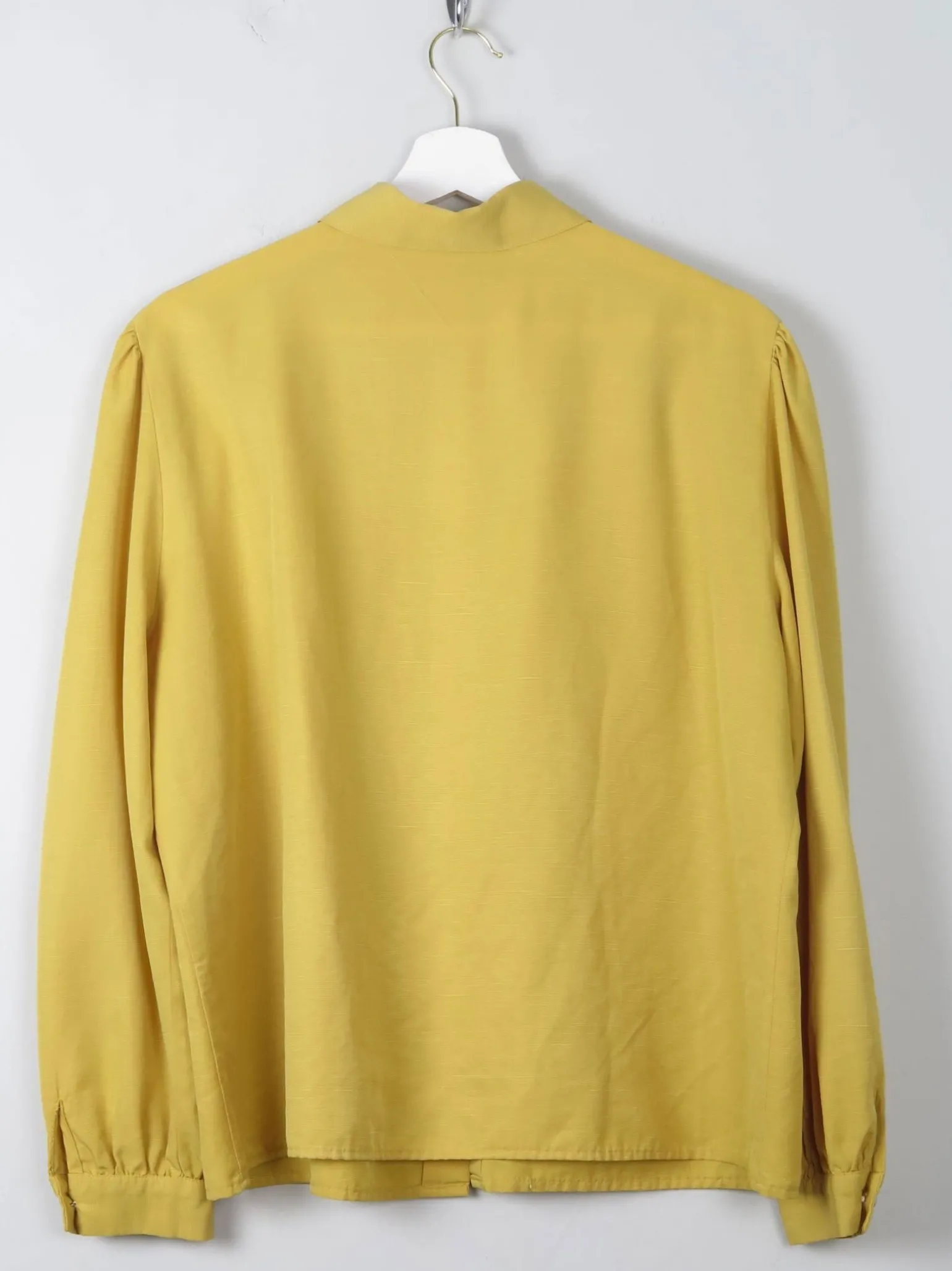 Women's Vintage Mustard Blouse L/XL