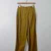 Women's Vintage  Mustard Moleskin Trousers S