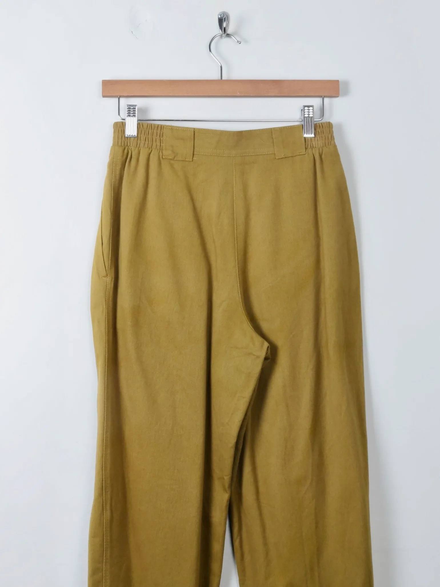 Women's Vintage Mustard Moleskin Trousers S