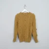 Women's Vintage Mustard Wool Jumper S/M