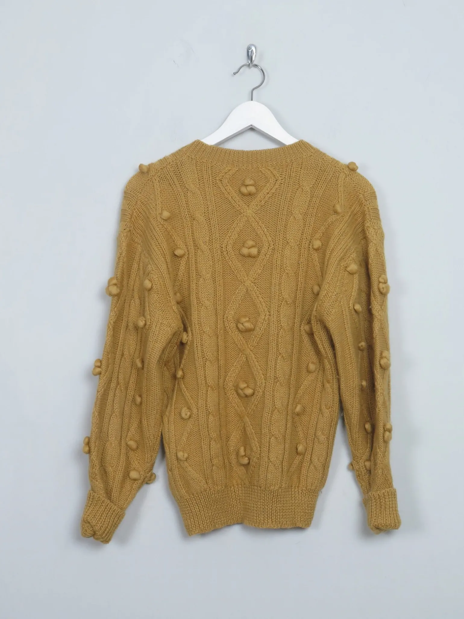Women's Vintage Mustard Wool Jumper S/M