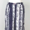 Women's Vintage Navy & White Long Shorts 12/14