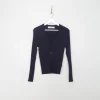 Women's Vintage Navy Fitted Cardigan S/M