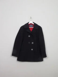 Women's Vintage Navy Peacoat M