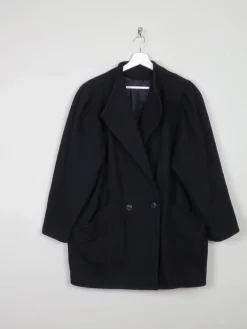 Women's Vintage Navy 80s Short Coat M/L
