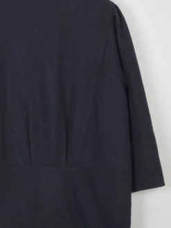 Women's Vintage Navy 80s Short Coat M/L