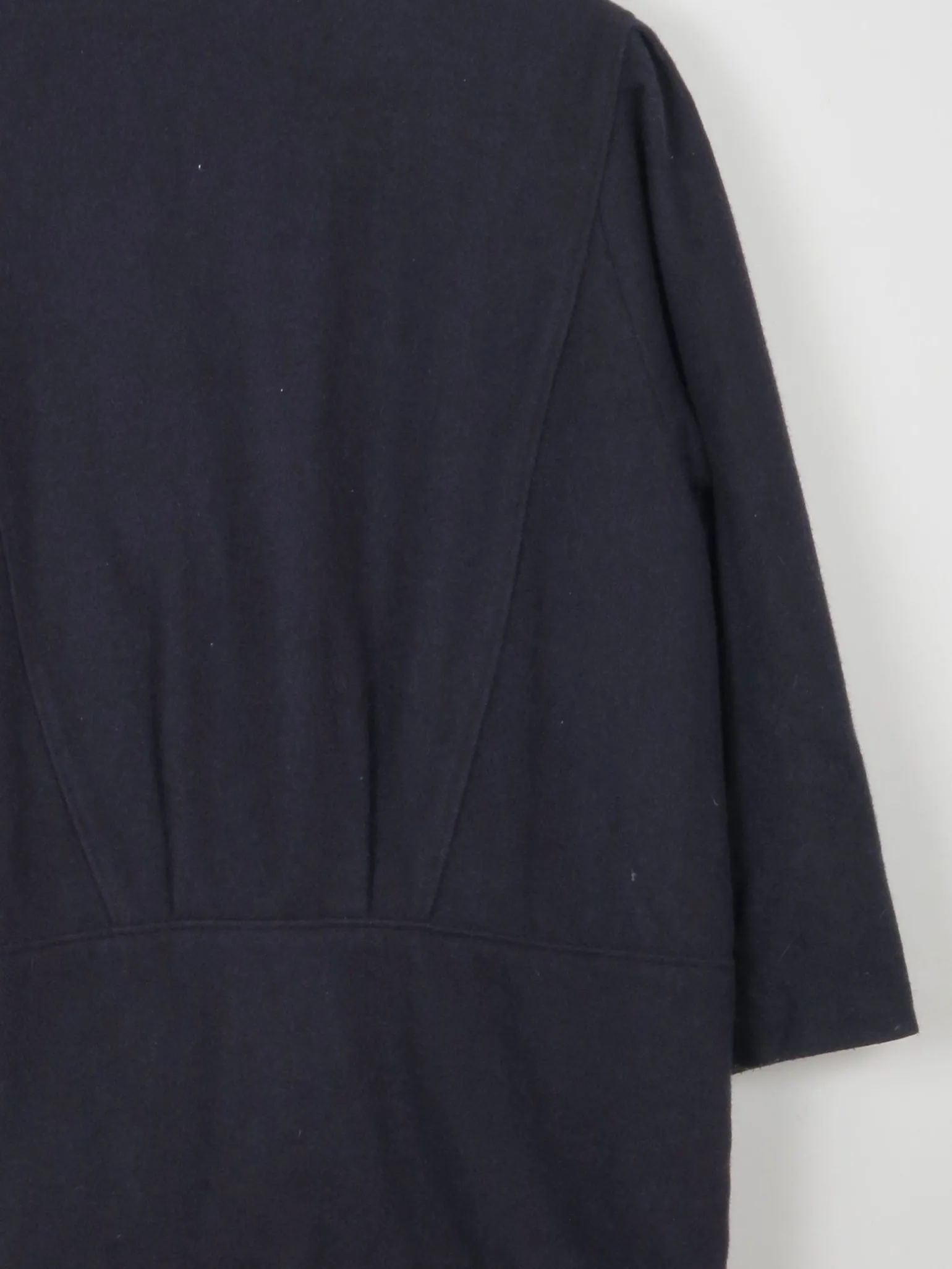 Women's Vintage Navy 80s Short Coat M/L