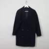 Women's Vintage Navy Short Coat M