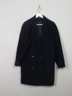 Women's Vintage Navy Short Coat M