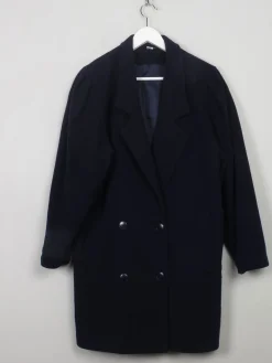 Women's Vintage Navy Short Coat M