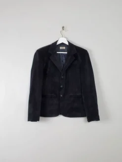 Women's Vintage Navy Velvet/ Cord Jacket 10/12