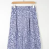 Women’s Vintage Navy& White Bermuda Shorts S