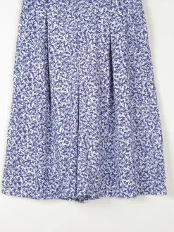 Women’s Vintage Navy& White Bermuda Shorts S
