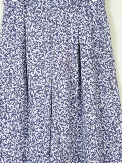 Women’s Vintage Navy& White Bermuda Shorts S