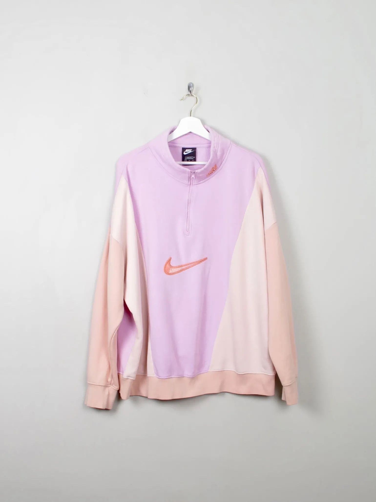 Women's Vintage Nike 1/4 Zip Sweatshirt XL