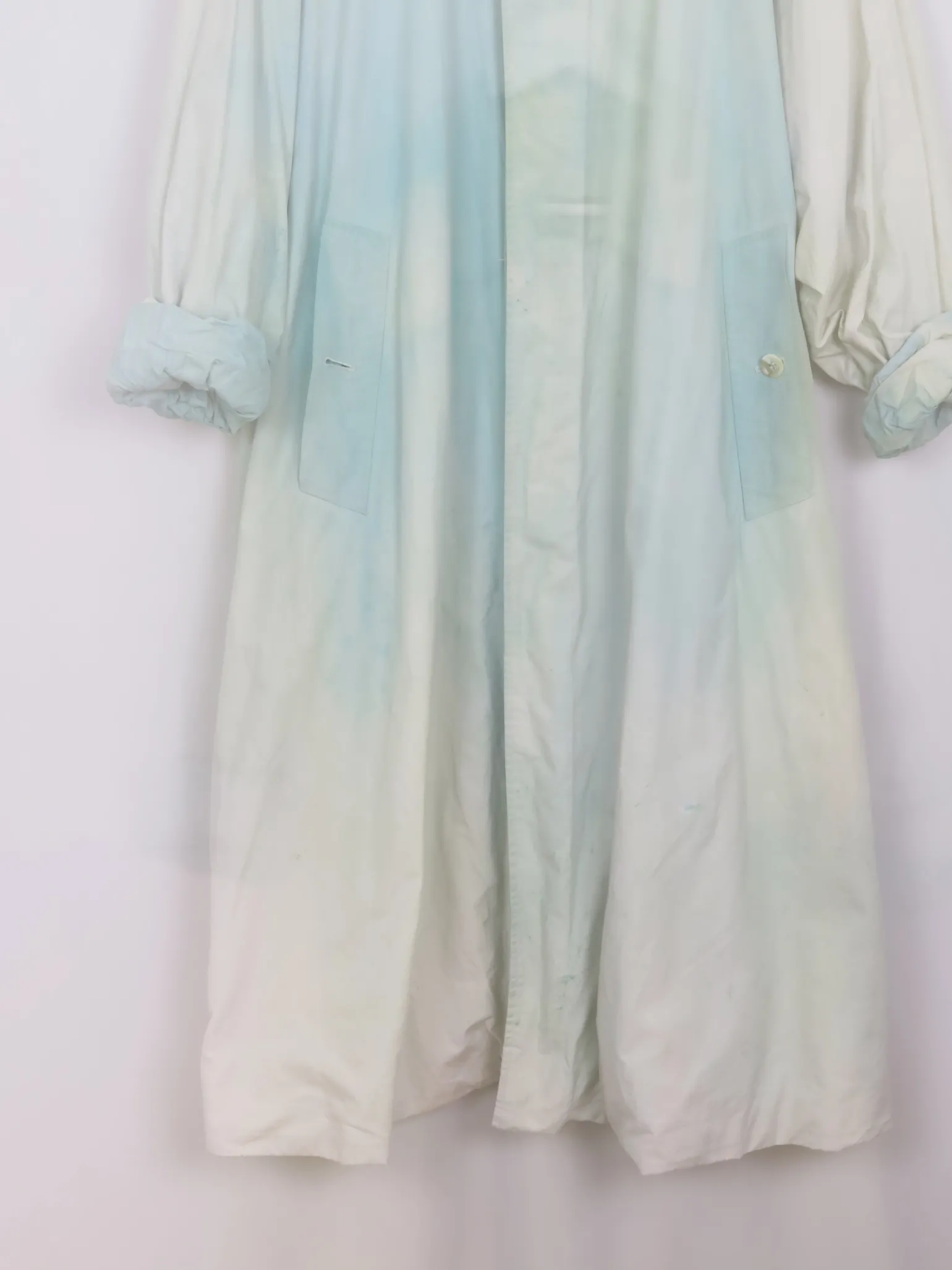 Women's Vintage Overdyed Burberry Swing Trench Coat S-L