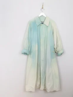Women's Vintage Overdyed Burberry Swing Trench Coat S-L