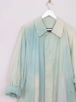 Women's Vintage Overdyed Burberry Swing Trench Coat S-L
